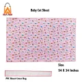 Baby Cot sheet (Size/ Dimensions: 54" X 34")/ Mattress Protector for Hospital Bed / Baby Bed or cot protector. 