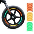 12pcs Reflective Tire Sticker Safety Sticker Color Kids Balance Bike Reflective Sticker Wheel Decal Bicycle Accessories. 