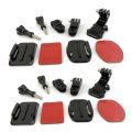 2X 9 in 1 Helmet Front Side Quick Clip Mount Kit for GoPro Hero 6 5 4 3 2 Session. 
