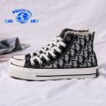 Universal 2024 Summer New Versatile Korean Style ulzzang Canvas Shoes Women's Shoes Letter Printing Casual Board Shoes Fashion. 