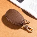 Fashion Leather Car Key Bag Unisex Crocodile Print Zipper Keys Housekeeper Cow Split Leather Key Organizer Case Wallet Men. 