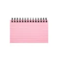 【ZOSR】50 Sheets Index Cards Ruled Flash Cards With Double Covers Record Revision Note Paper With Spiral For School Office Household Memory Learning Taking To Do List. 