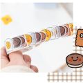 100pcs/lot Cute Bread Washi Tape Kawaii Decorative Masking Scrapbooking Sticker Japanese Stationery. 