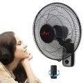 Bright Remote Wall Fan With 5 Blades - 16 Inch. 