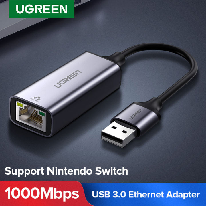 UGREEN%20Network%20Adapter%20USB%203.0%20to%20Ethernet%20RJ45%20Lan%20Gigabit%20Adapter%20for%2010/100/1000%20Mbps%20Ethernet%20Supports%20Nintendo%20Switch/TV%20Box%20Black%20-%20Image%209