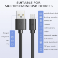 Mini USB Cable 1M Cable USB to Fast Data Charger Cable for MP3 MP4 Player Car DVR GPS Digital Camera HDD Mini USB. 