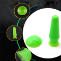 Silicone Eyeball Protective Cover Embedded Wire Double Eyelid Protector Prosthetic Eye Piece Suction Cup Eye Pad Green. 