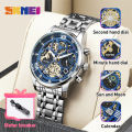 Skmei New Fashion Quartz Men Watch Stainless Steel Waterproof 7039. 