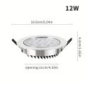 Dimmable LED Ceiling Light Recessed Downlight Spotlight Round 7/12W. 