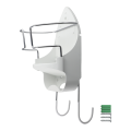 ARELENE Iron Board Hanger Wall Mount Electric Iron Holder Iron and Ironing Board Storage Organizer Shelf with Removable Hooks -2. 