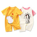 I Love Daddy&Mummy Baby Body Suit Pure Cotton Summer Short Sleeve Hardcover Creeper Boy Girl Clothes Newborn 3-36m. 