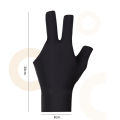 1pc Spandex Snooker Billiard Cue Glove Pool Left Hand Open Three Finger Accessory Professional Billiards Gloves Left Hand Cover Sunlight Mall. 