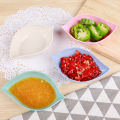 1/4/10pcs Sauce Dishes Leaves Shape Wheat Fiber Bowl Vinegar Seasoning Solid Soybean Dish Sauce Salt Snack Small Plate Kitchen Tool. 