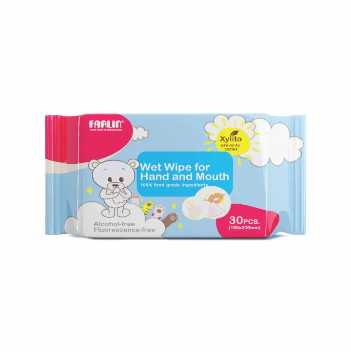 WET WIPES FOR HAND & MOUTH
