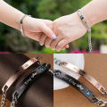 Couple Bracelets Jewelry Gifts for Lovers Matching Wristlets Women Men Unisex. 