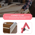 90 Degree Positioning Squares Right Angle Clamps, Aluminum Alloy L-Type Corner Clamp Woodworking Carpenter Clamping Tool. 