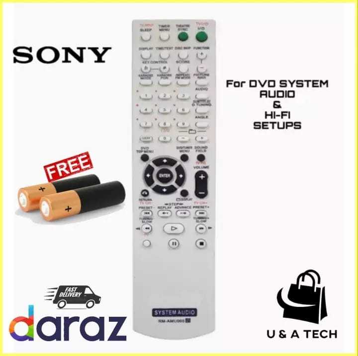 Sony%20DVD%20system%20Audio%20Remote%20controller%20&%20Free%20Batteries%20-%20Image%203