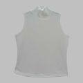 Women/ Ladies / Girls Trending High Quality Cotton Fabric, Turtle Neck, Casual Party Wear Sleeveless Turtle Neck Top  Tight Tank Crop Top / T-Shirt/ Short Blouse In White, Ash And Black Colors In S, M, L, Xl Free Sizes. 