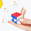 GAN 330 Mini 3x3 Keychain Cube 3x3x3 Gan330 Mini Speedcube Stickerless 3x3 Speed Cube Professional Magic Cube Puzzle Toys. 