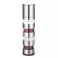 Stainless Steel Spice Jars Bottle BBQ Picnic Seasoning Container Manual Grinder Outdoor Barbecue Condiment Storage Organizer. 