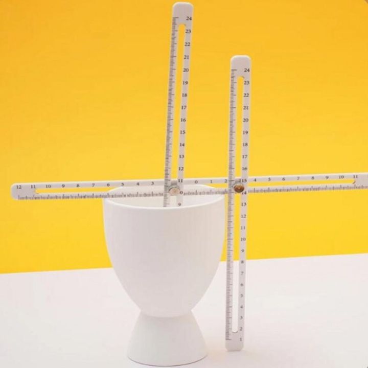 1 Set New Multifunctional Ceramic Measuring Rule Combo Tool Depth ...