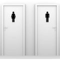 Toilet Signs Set. 