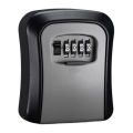 Wall Mount Key Secret Storage Box 4 Digit Password Resettable Code Key Storage Lock Box Waterproof for Home. 