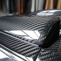 6D Carbon Fiber Vinyl Wrap Film Glossy Black Matte Black Self Adhesive Vinyl Car Wrap Foil Sticker Console Computer Laptop Skin sticker Size: 50cmx150cm. 