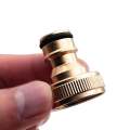 【ZOSR】1/2 3/4 1 Inch Planting Faucet Irrigation Brass Garden Tool Nozzle Adapter Thread Quick Connector Hose Fitting Water Joints. 