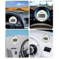 52mm Depth Gauge LCD Digital Display Marine Depth Gauge 12V 328.08ft Depth for Yachts. 