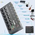 Mini Audio Mixer Audio Mixer for Club Guitars Bass Keyboards Mixer Recording. 