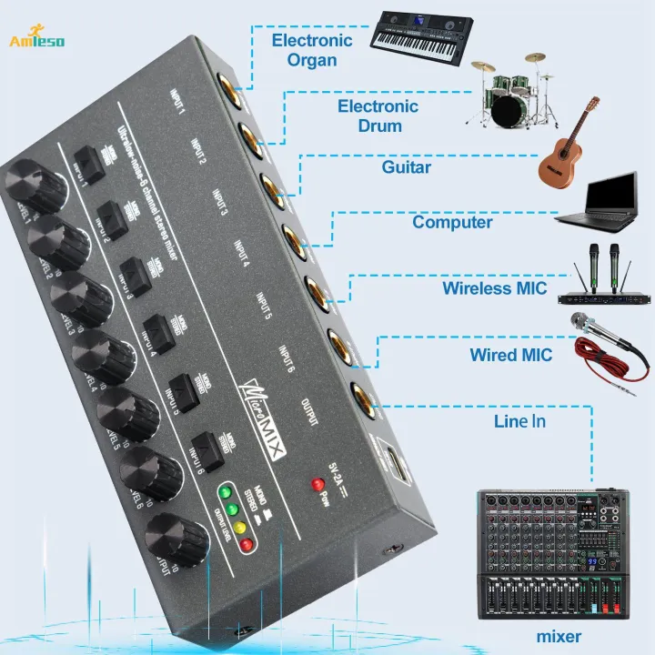 Mini%20Audio%20Mixer%20Audio%20Mixer%20for%20Club%20Guitars%20Bass%20Keyboards%20Mixer%20Recording%20-%20Image%206
