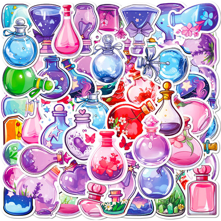 Elixir Brew Sticker 20/40pcs Magic Portions Stickers Fairy Wizarding Elixir Bottle Stickers ...