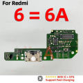 NEW Aiinant Bottom USB Charger Board Dock Connector Charging Port Flex Cable For Xiaomi Redmi Note 6 7 6A 7A Pro Plus Phone Parts. 