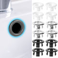 22-24mm Plastic Wash Hand Basin Overflow Ring To Protect Sinks. 