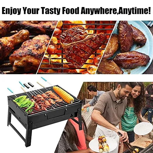 Barbecue%20Charcoal%20Grill%20Folding%20Lightweight%20Desktop%20BBQ%20Barbecue%20Grill%20for%20Camping%20Garden%20Outdoor%20Travel%20Summer%20Picnic%20Cooking%20Traveling%20Home%20Use%20Barbecue%20Tandoori%20Chicken%20Griller%20Carbon%20Steel%20-%20Image%205