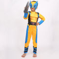Wolverine Jumpsuit Mask Halloween Mask for Kids Cosplay Prop Themed Party Decorations Wolverine Claw Props Role Play Superhero. 