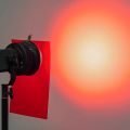 9 Piece Gel Light Filter Color Correction Colored Overlays Film for Film,Video,Photo,Stage (Red). 