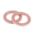 40Pcs 12mm X 18mm X 1.5mm Copper Flat Washer Ring Sealing Fitting. 