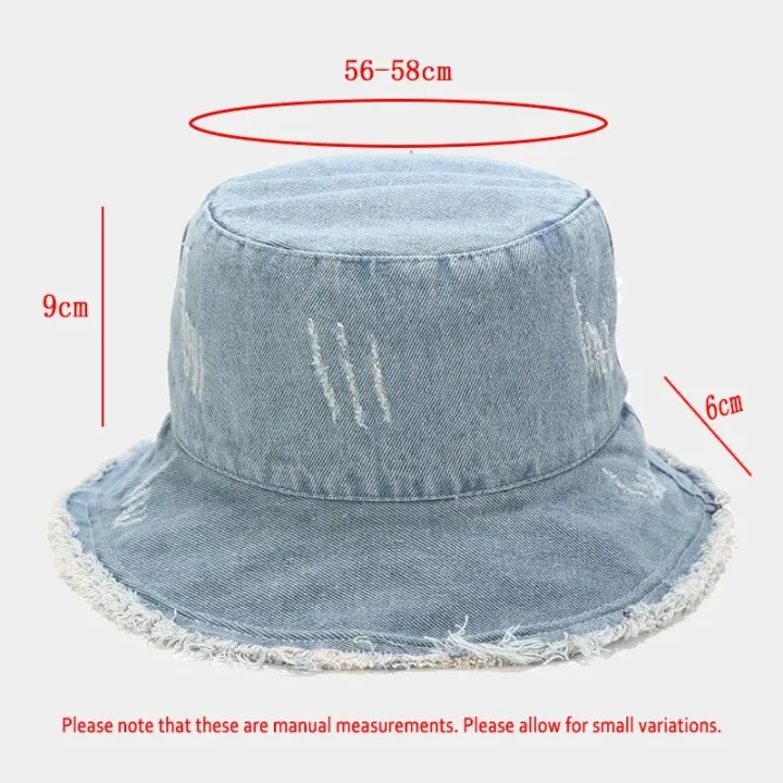 New%20Retro%20Ripped%20Denim%20Sunbonnet%20Women%E2%80%98s%20Summer%20Bucket%20Hat%20Fisherman%20Hat%20Sunscreen%20Sun%20Protection%20Hat%20Unisex%20Panama%20Cap%20-%20Image%204