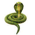 Stuffed Animal Cobra Snake Plush Stuffed Python Cobra Doll Prank Prop Animal Party Decoration Gift High Guality Green. 