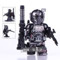 Compatible with New Star Wars Reloaded the Mandalorian Building Blocks Vizla Pobuffett Assembling Minifigures Toys. 