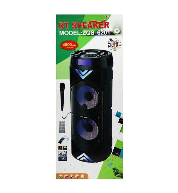 BT Speaker Bluetooth ZQS-6208 Super Bass/Karaoke