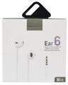 Ear6 Earphones - White. 