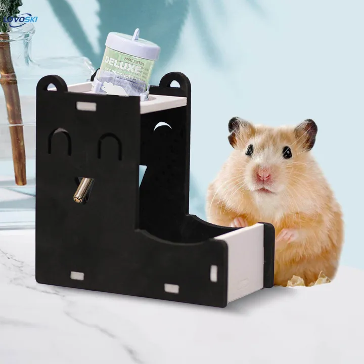 Hamster%20Water%20Bottle%20Holder%20Food%20Bowls%20Household%20for%20Ferret%20Kitten%20Rabbit%20Black%20-%20Image%203