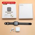 W26 Pro Max Special Series 8 Smartwatch with TWS Earbuds & Dual Straps. 