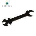 Keepang 1pc Steel Spanner Muti Use 5 IN 1 Wrench Installation Tool For 3D Printer Parts E3D MK8 Nozzles. 