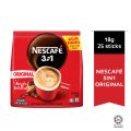Nescafe Oriiginal 3 In 1 Premix Coffee 25 Sticks. 