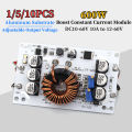 1/5/10PCS 600W Aluminum Substrate Adjustable Boost Constant Current Module DC10-60V 10A to 12-60V for Arduino. 