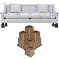 8 Pieces Bed Riser Adjustable Portable Chair Raisers for Chair Desk Sofa coffee. 